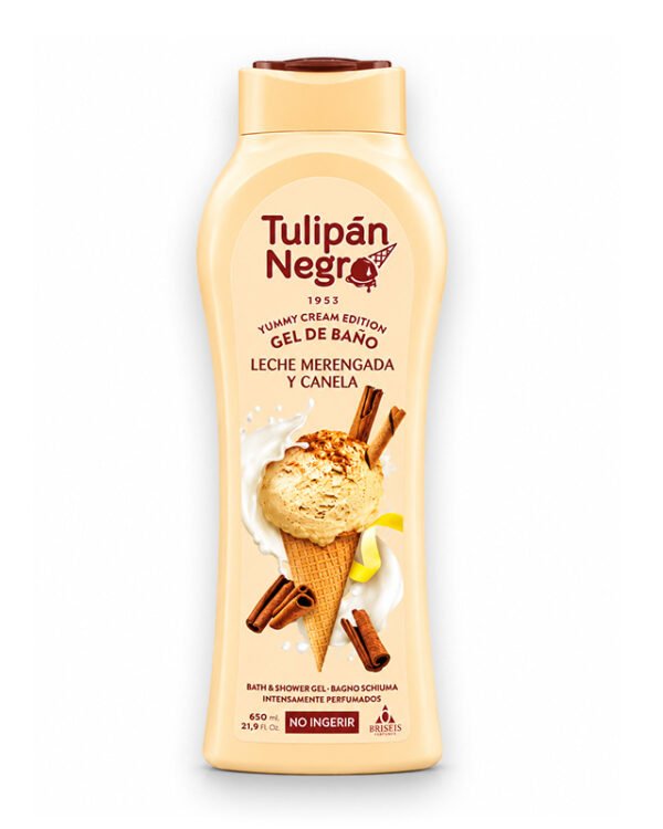 TULIPAN NEGRO GELD LECHE Y CANELA 650ML