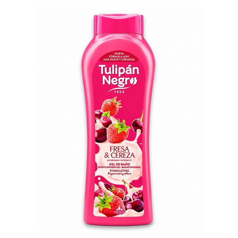 TULIPAN NEGRO GELD FRESA & CEREZA 650ML