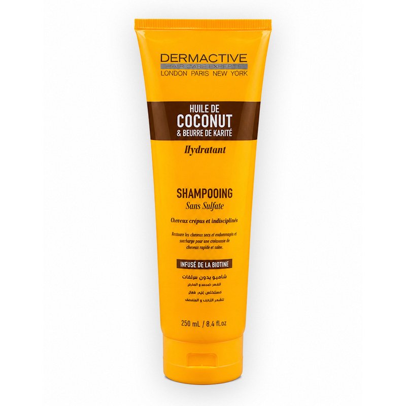 DERMACTIVE SHP SS HUILE DE COCO & KARITE 250ML