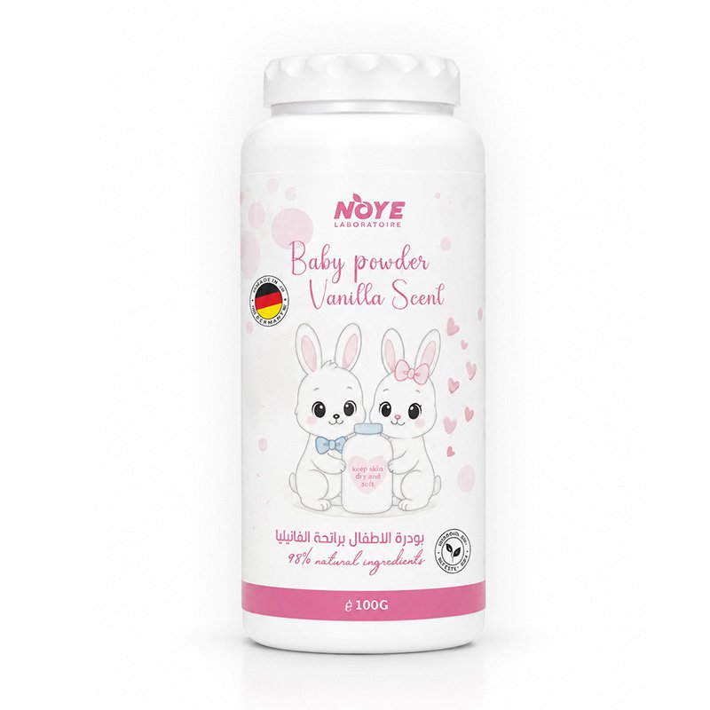 NOYE BABY TALC VANILLE *ROSE* 100G
