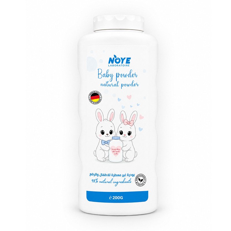 NOYE TALC BEBE NATURAL POWDER *BLEU* 200G