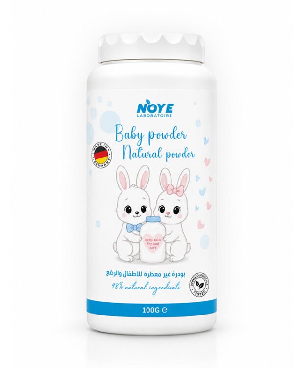 NOYE TALC BEBE NATURAL POWDER *BLEU* 100G