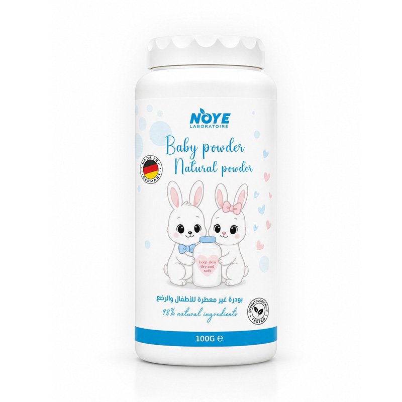 NOYE TALC BEBE NATURAL POWDER *BLEU* 100G