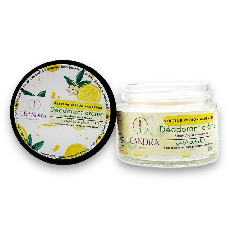 LEANDRA CREME DEO CITRON ALOE VERA 50G