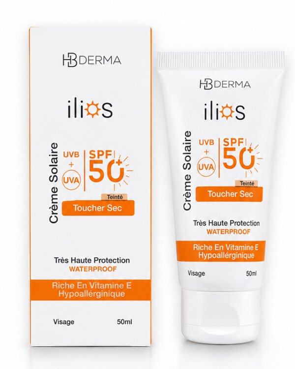 HB DERMA ILIOS ECRANT TEINTE 50SPF 50ML