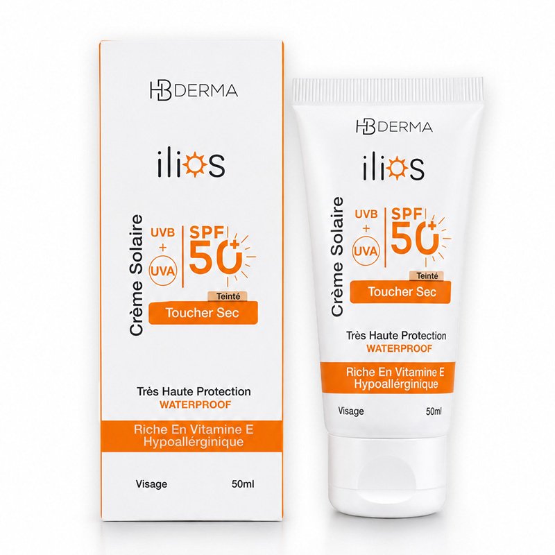 HB DERMA ILIOS ECRANT TEINTE 50SPF 50ML