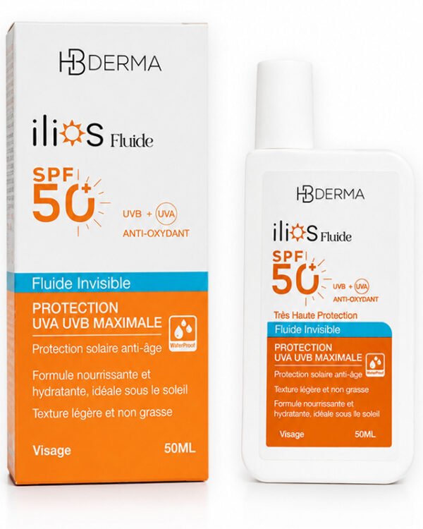 HB DERMA ILIOS ECRAN T FLUIDE INVISIBLE 50ML
