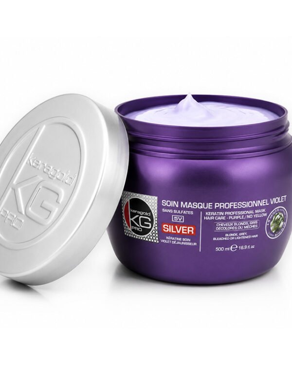 KERAGOLD MASQUE *SV* KERATINE SOIN VIOLET DEJAUNISSEUR 500ML *MAUVE*