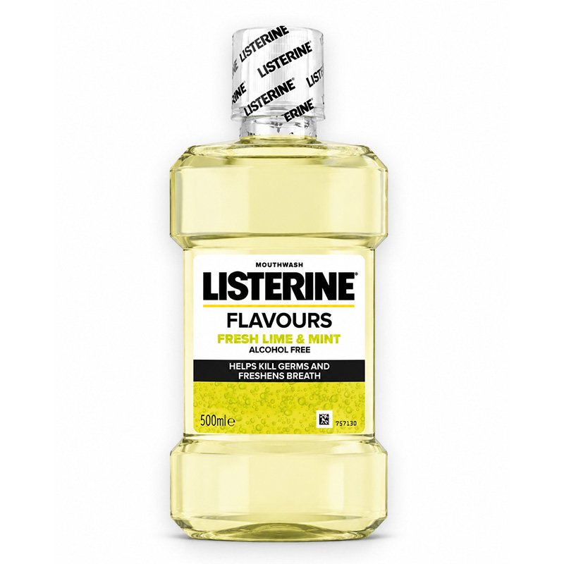 LISTERINE BAIN DE BOUCHE FLAVOURS FRESH LIME & MINT 500ML