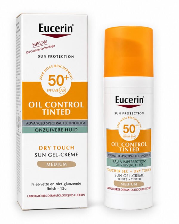 EUCERIN OIL CONTROL TINTED GEL CREME SPF50 50ML