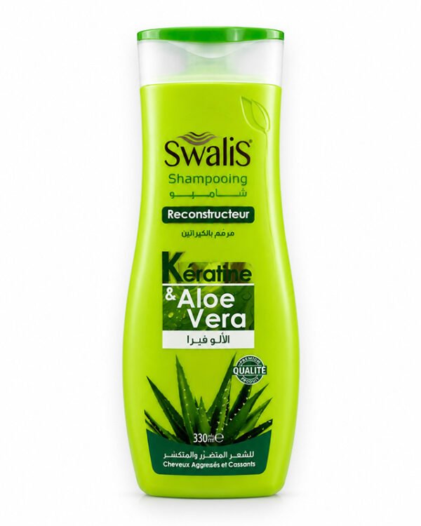 SWALIS SHP RECONSTRUCTEUR ALOE VERA 330ML *VERT*