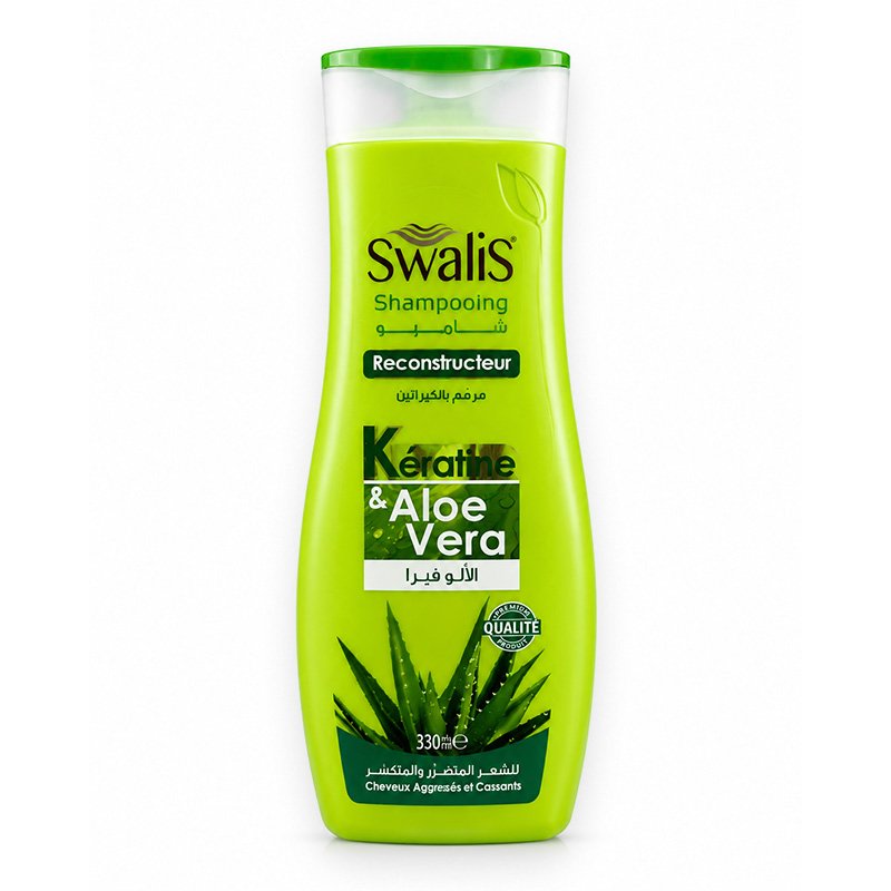 SWALIS SHP RECONSTRUCTEUR ALOE VERA 330ML *VERT*