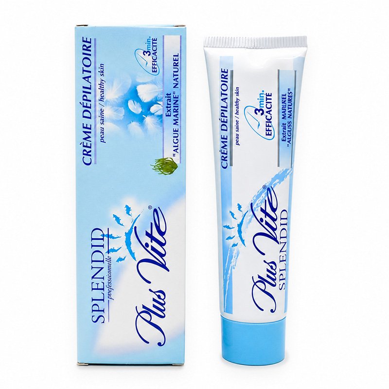 SPLENDID PLUS VITE CREME DEPILATOIRE ALGUE MARINE 100ML *BLEU*