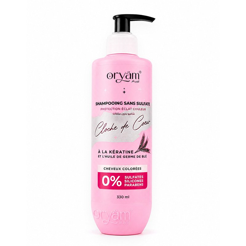 ORYAM SHP SS CLOCHE DE COEUR 330ML *ROSE*