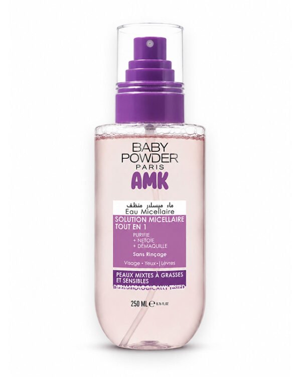 BABY POWDER EAU MICELLAIRE *MAUVE* 250ML