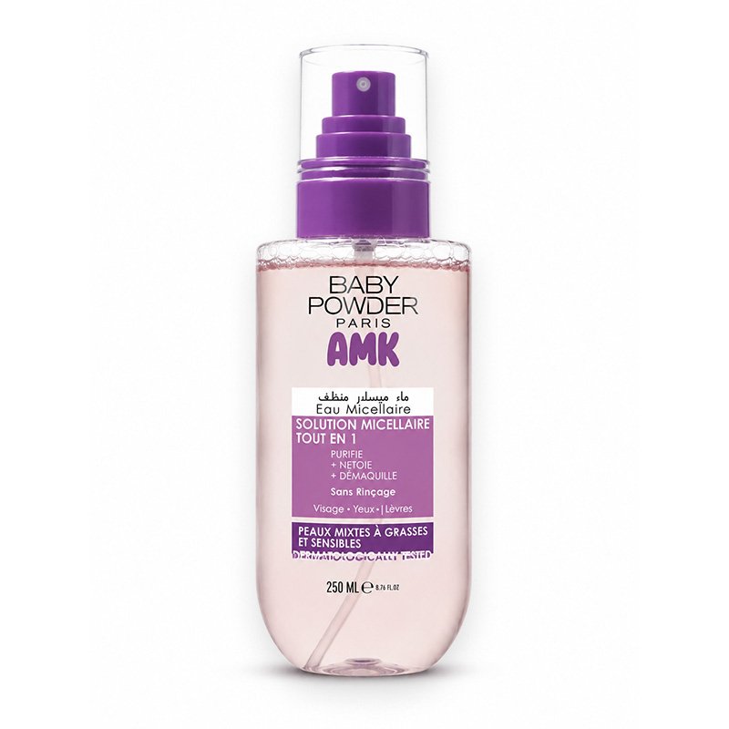 BABY POWDER EAU MICELLAIRE *MAUVE* 250ML