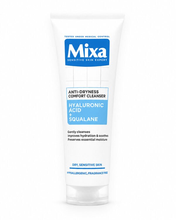 MIXA CLEANSER ANTI DRYNESS ACID HYALU 150ML *BLEU*