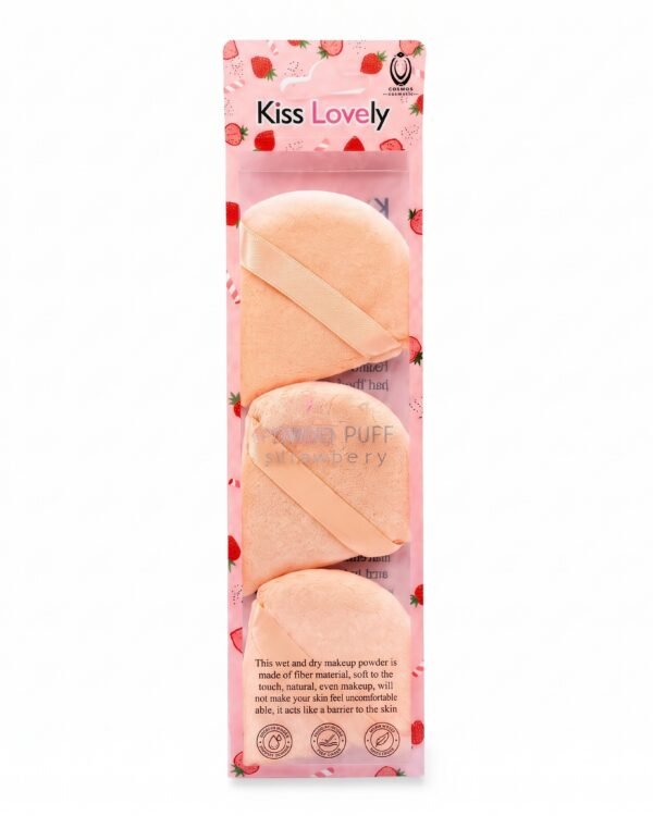 KISS LOVELY COTTON POWDER PUFF TRIANGLE 8-41
