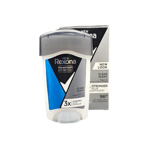 REXONA MEN STICK BOITE CLEAN SCENT 45ML *BLEU*