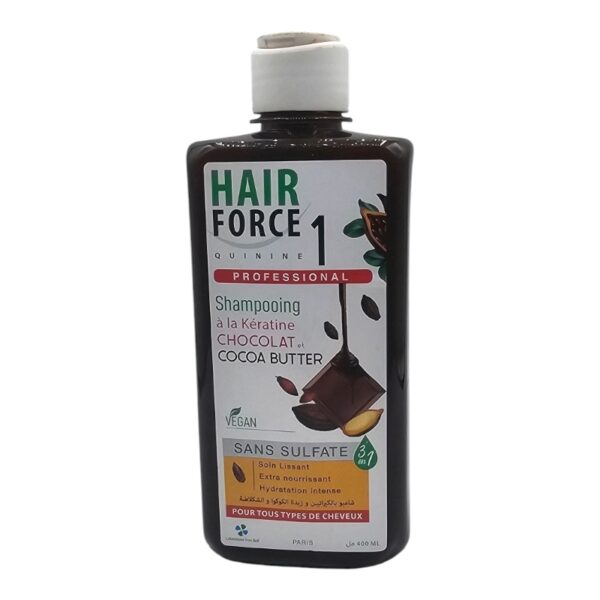 HAIR FORCE SHP KERATINE CHOCOLAT 400ML