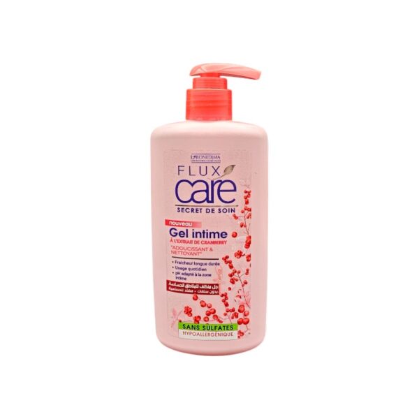 FLUX CARE GEL INTIME CRANBERRY 245ML *ROUGE*