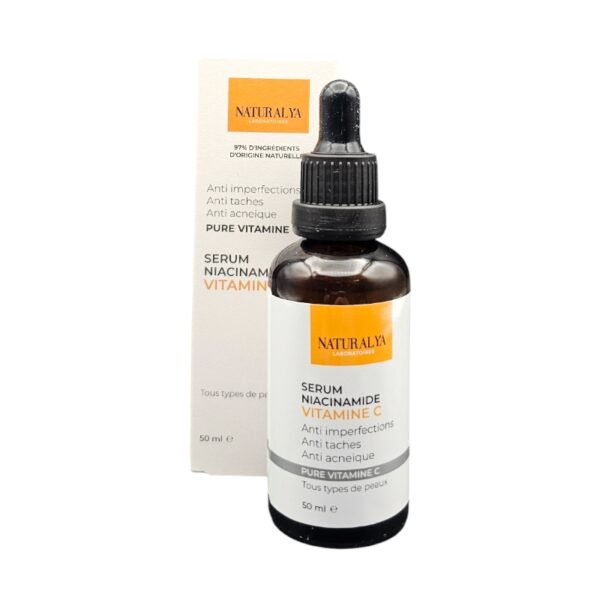NATURALYA SERUM NIACINAMIDE VIT C 50ML *ANTI-IMPERFECTIONS*