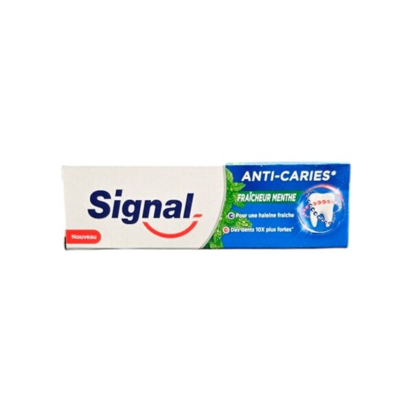 SIGNAL DENTIFRICE ANTI CARIES FRAICHEUR MENTHE 25ML