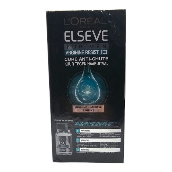 L'OREAL ELSEVE LES AMPOULES  FOR MEN ANTICHUTE 10PCS