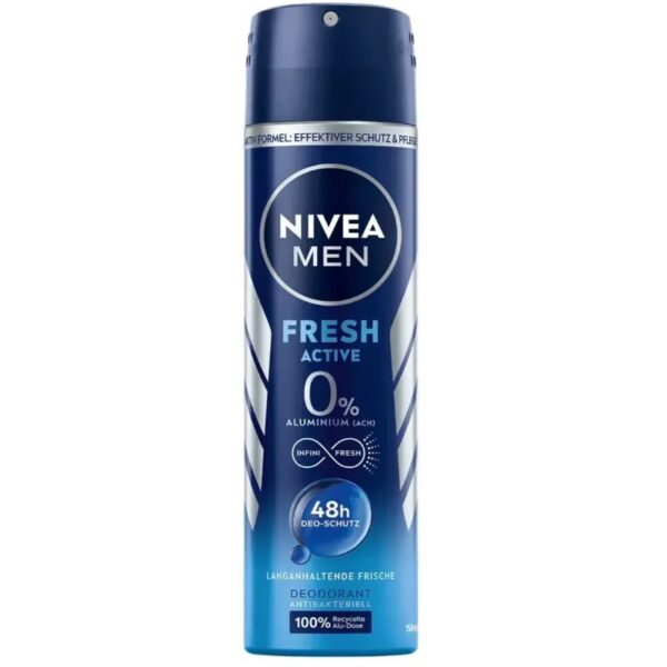 NIVEA MEN DEO FRESH ACTIVE 150ML *TURKISH*