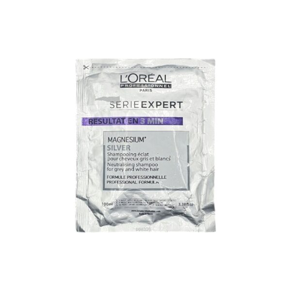 LOREAL SHP SILVER SACHET 100ML