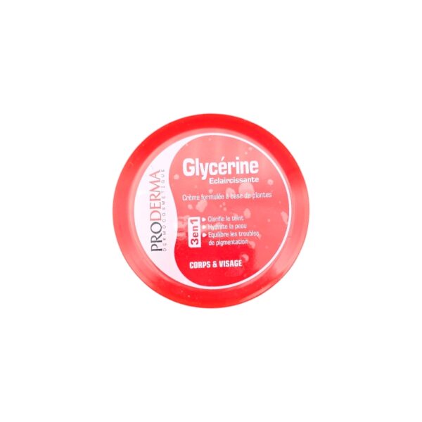 PRODERMA CREME GLYCERINE ECLAIRCISSANTE 70G