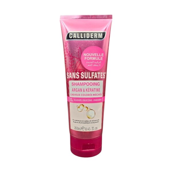 CALLIDERM SHP SS ARGAN & KERATINE 250ML *ROSE*
