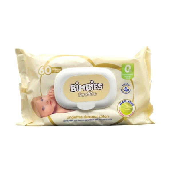 BIMBIES LINGETTES SENSITIVE