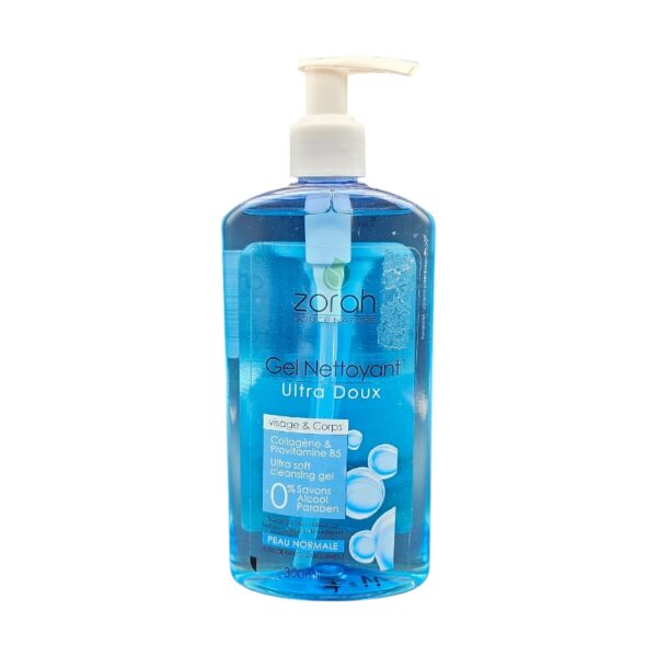 ZORAH GEL NETTOYANT ULTRA DOUX 300ML *BLEU*