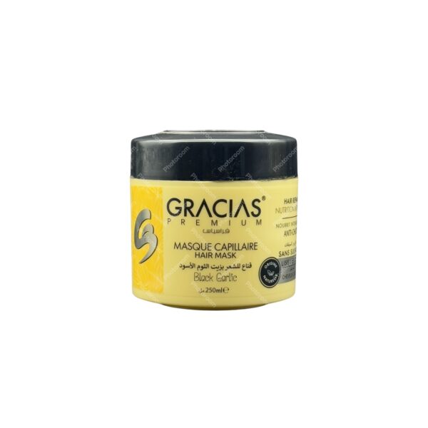 GRACIAS MASQUE CHEV SS CAPILLAIRE BLACK GARLIC 250ML *JAUNE*