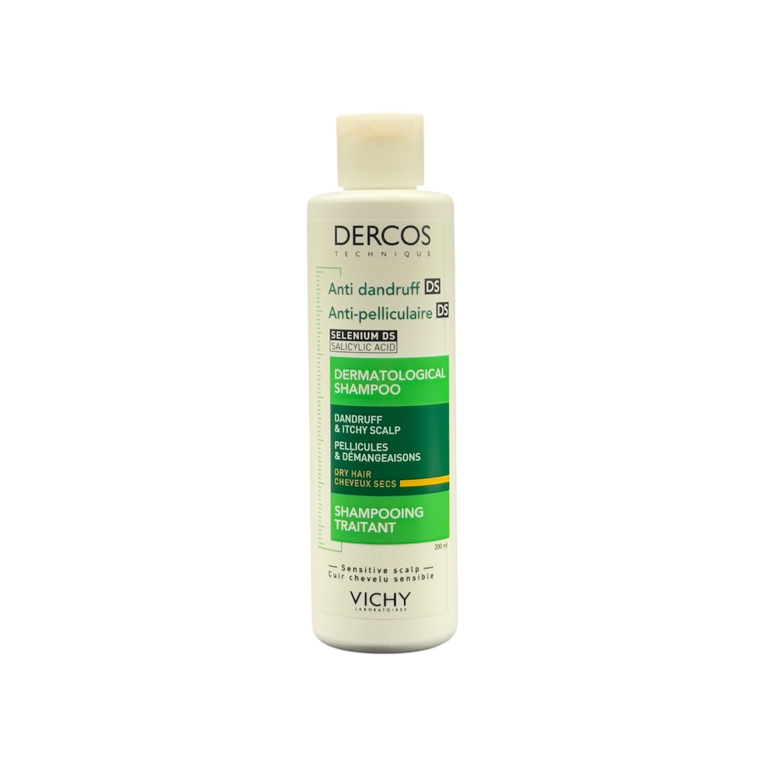 Photo00367034 VICHY DERCOS SHP ANTI P. CHEV SEC 200ML – Image 1