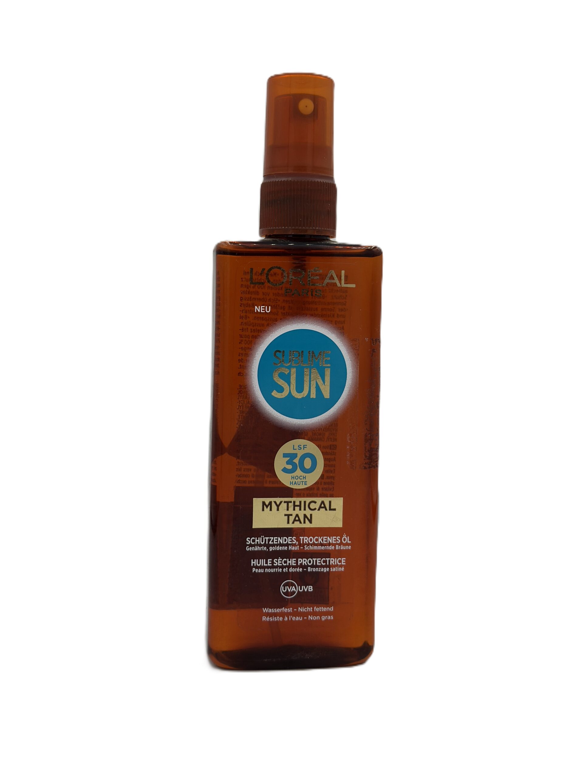 Photo00367385 LOREAL SUBLIME SUN HUILE SECHE 30SPF 150ML – Image 1