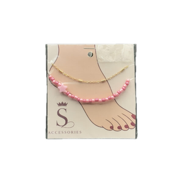 S ACCESSOIRES BRACELETS DE CHEVILLE 2PCS