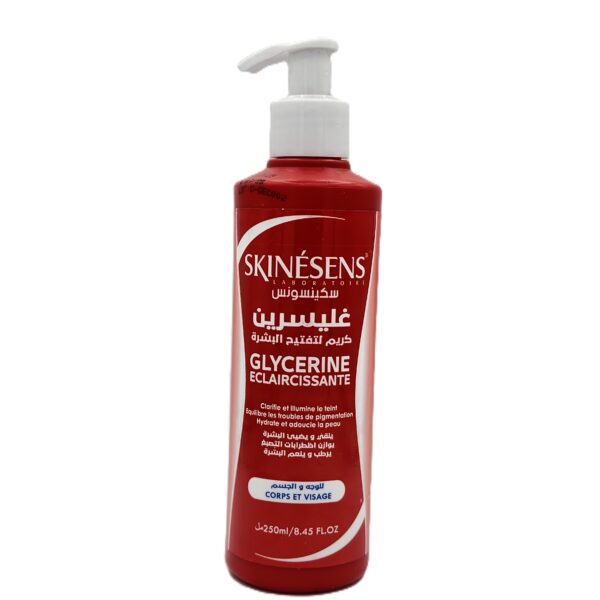 SKINESENS CREME GLYCERINE ECLAIRCISSANTE 250ML
