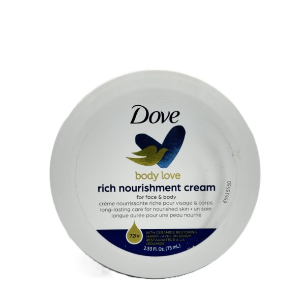 DOVE BODY LOVE CREME VISAGE & CORP 75ML