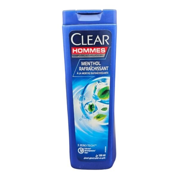 CLEAR HOMME SHP ANTI-P MENTHOL RAFRAICHISSANT 180ML