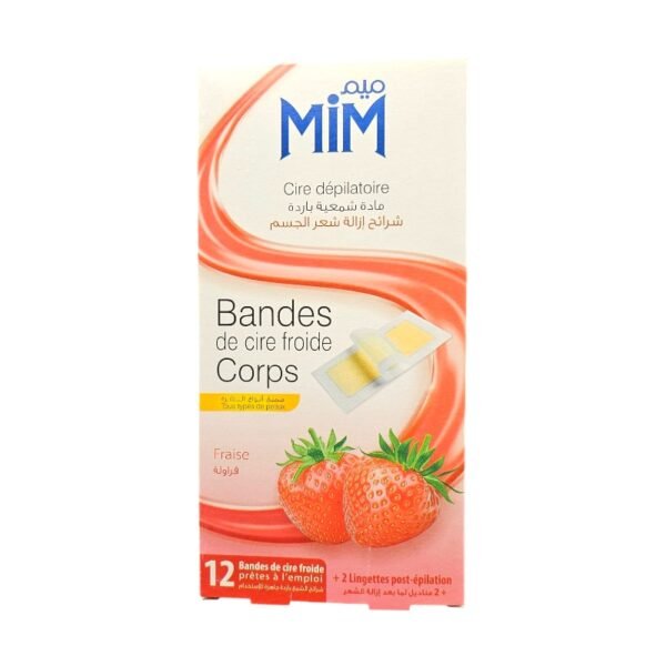 MIM CIRE CORPS FRAISES 12U