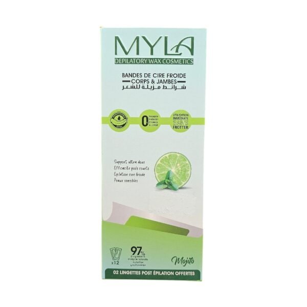 MYLA BANDE CIRE CORPS MOJITO 12PCS