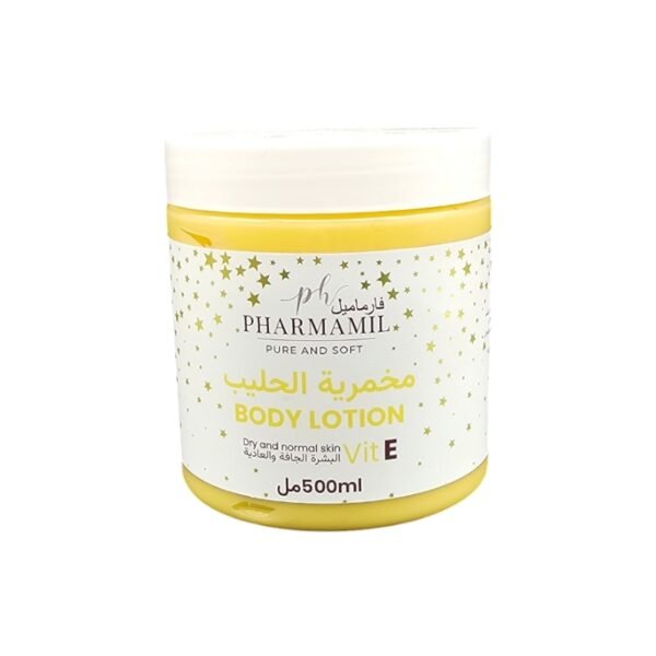 PHARMAMIL BODY LOTION VIT E 500ML *JAUNE*