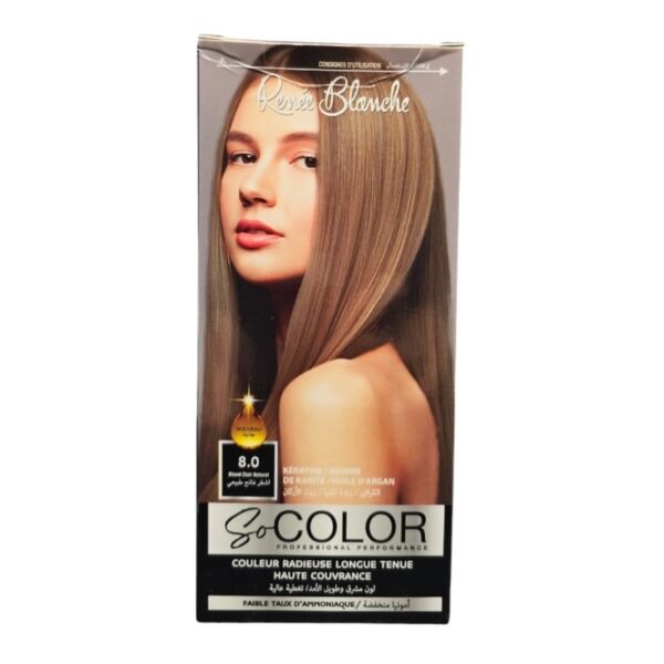 RENEE BLANCHE SO COLOR TEINTURE N*8.0