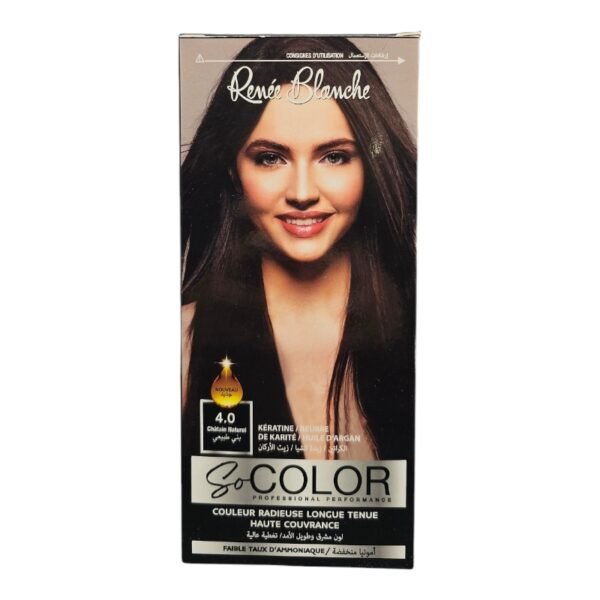 RENEE BLANCHE SO COLOR TEINTURE N*4.0