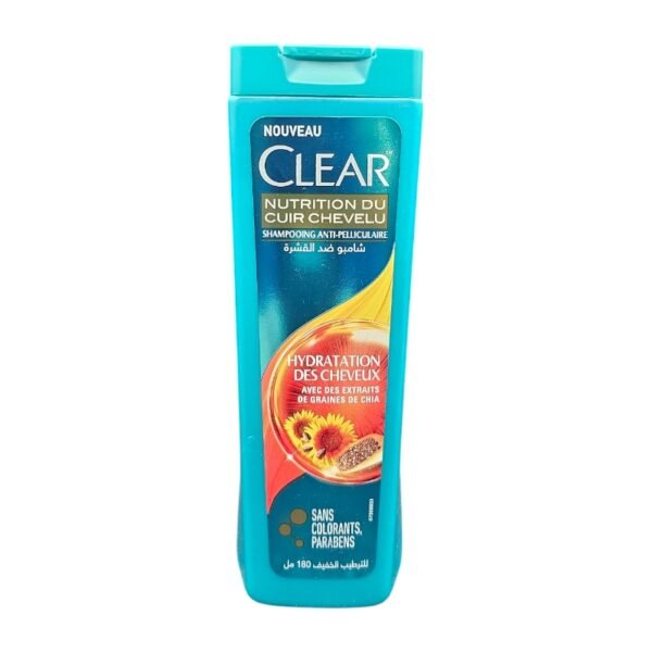 CLEAR SHP HYDRATATION DES CHEV GRAINS DE CHIA 180ML
