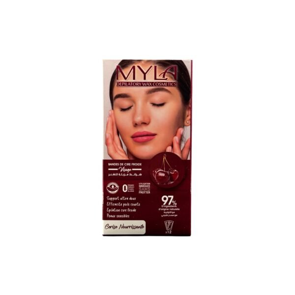 MYLA BANDE CIRE VISAGE CERISE 12U