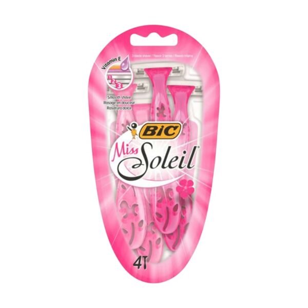 BIC RASOIR MISS SOLEIL 3LAMMES 4PCS