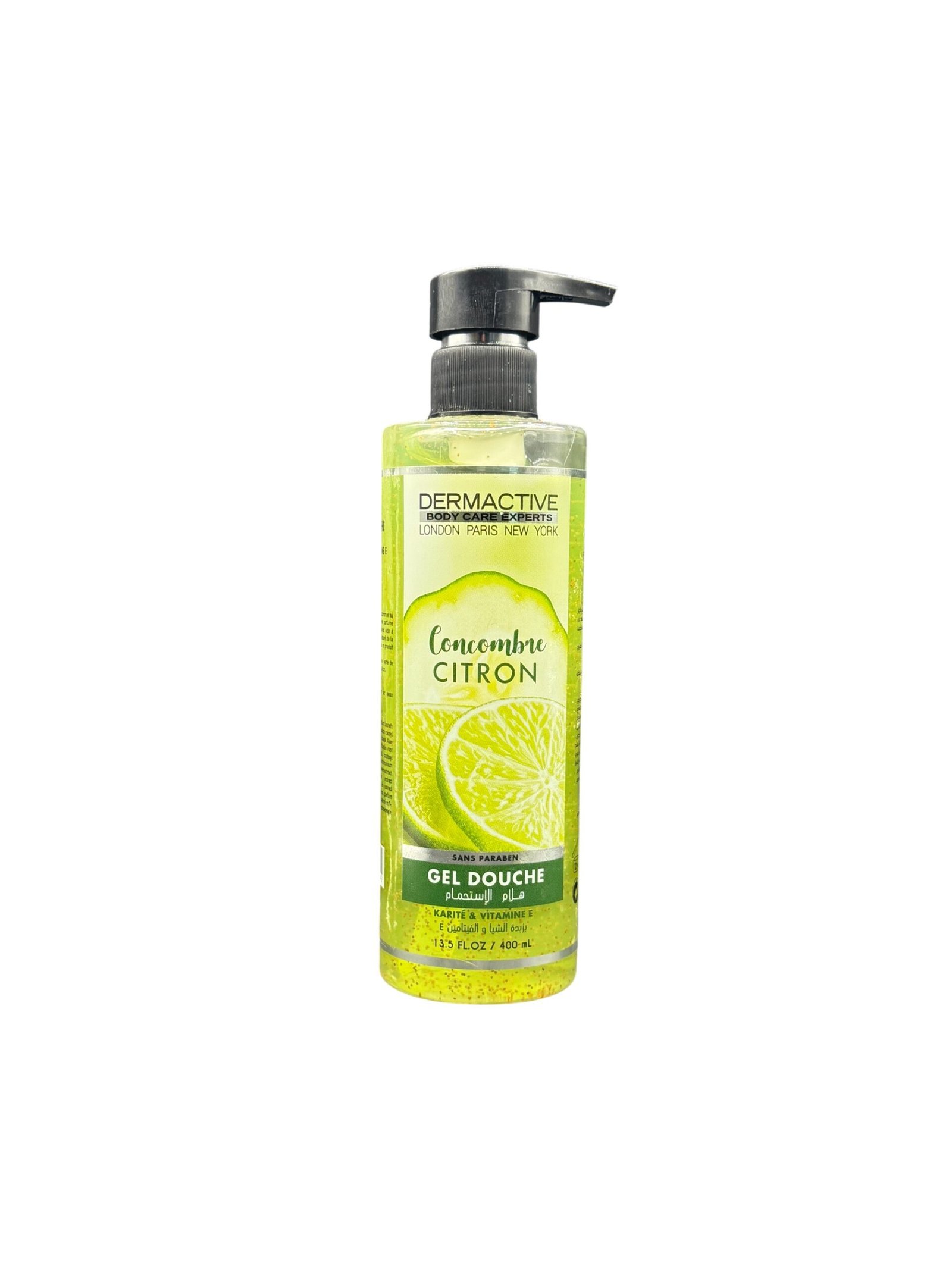 Photo00372446 DERMACTIVE GELD CONCOMBRE & CITRON 400ML – Image 1